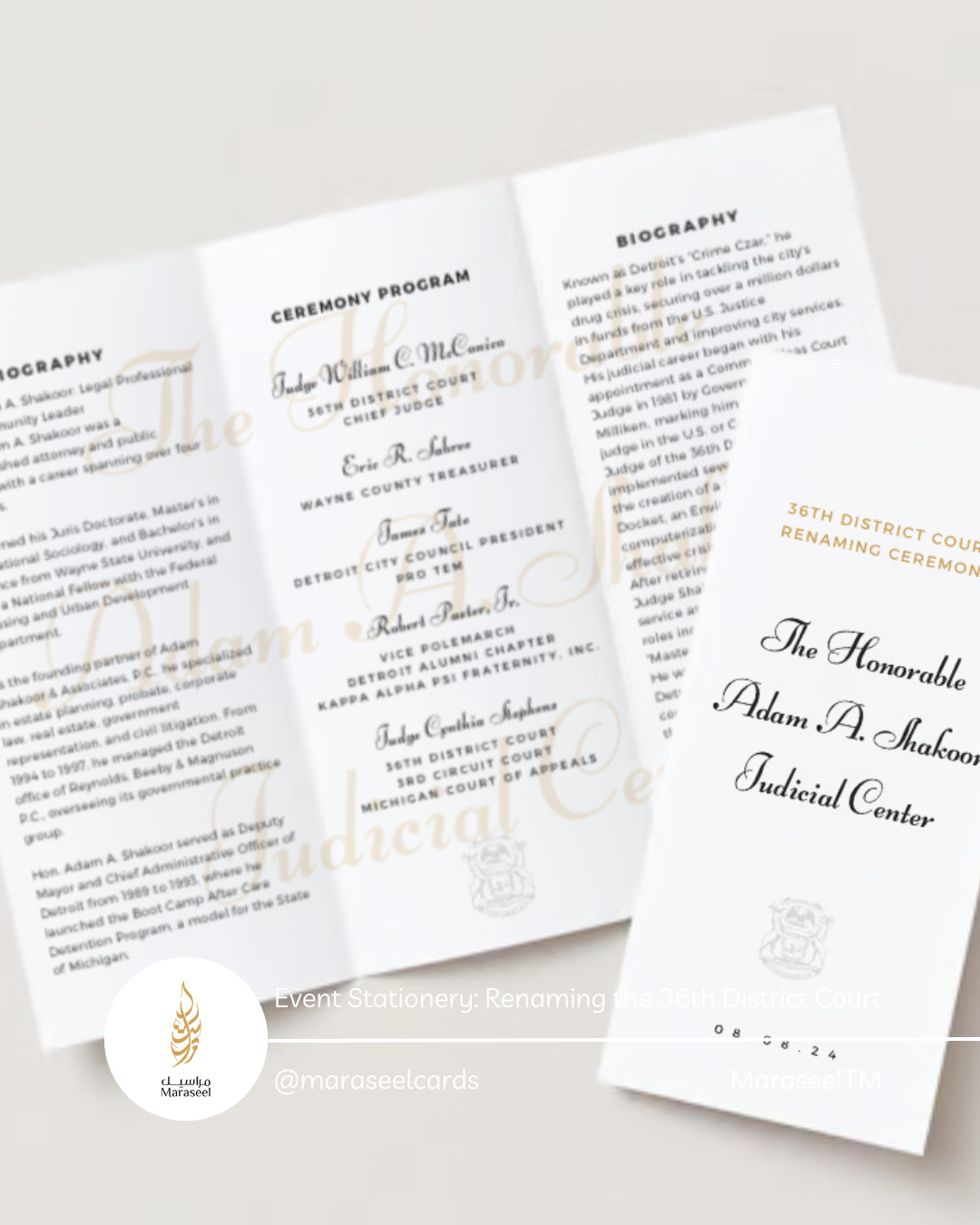 Brochure | Event Program | Trifold | Branded Pamphlet