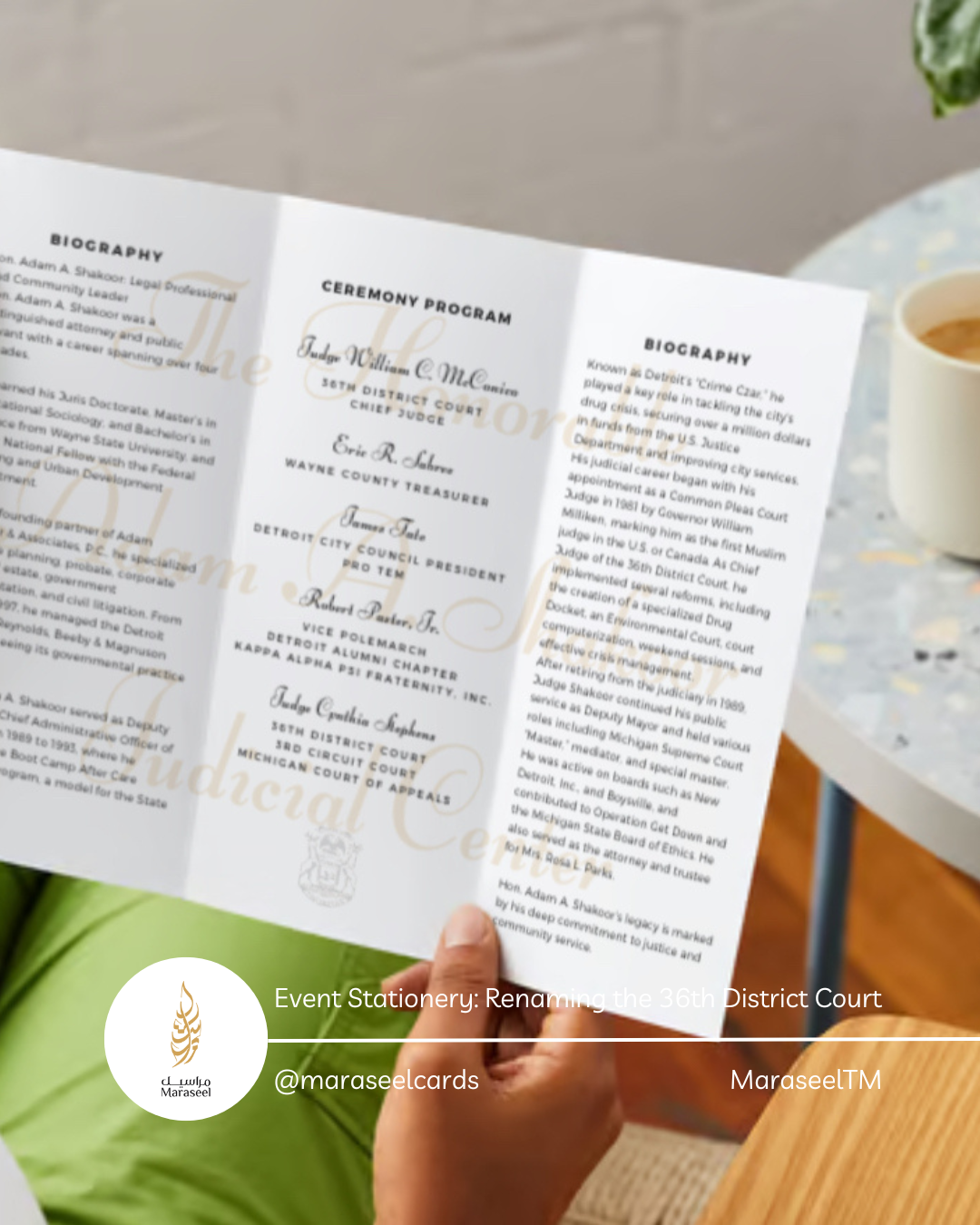 Brochure | Event Program | Trifold | Branded Pamphlet