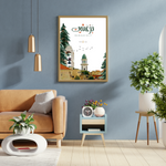 Load image into Gallery viewer, Baraachit | Arabic Calligraphy Wall Art Print | برعشيت | جنوب لبنان
