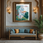 Load image into Gallery viewer, Beirut | Gemmayzeh | Arabic Calligraphy Wall Art Print |  الجميزة بيروت
