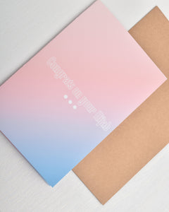 #106 Congrats on your Hijab | Arabic | Congratulations | Pink Hijabee Girls Card | Takleef | تكليف | حجاب