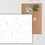 Load image into Gallery viewer, #73 Happy Birthday | عيد ميلاد سعيد | Birthday Card | Her Birthday | Tulip Spring Card

