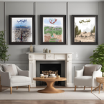 Load image into Gallery viewer, Aynata | Arabic Calligraphy Wall Art Print | عيناتا | جنوب لبنان
