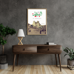 Load image into Gallery viewer, Nabatieh | Arabic Calligraphy Wall Art Print | نبطية | جنوب لبنان
