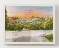 Bint Jbeil | Arabic Calligraphy Wall Art Print | بنت جبيل | جنوب لبنان
