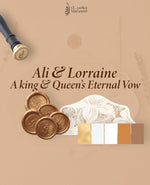 Load image into Gallery viewer,  Lili Lace Jacket |Gold &amp;Invory |Wax Seal | Custom Crest |
