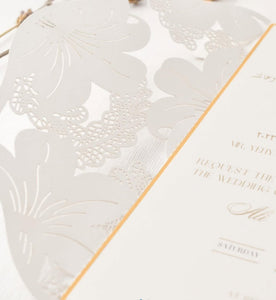 Lili Lace Jacket |Gold &Invory |Wax Seal | Custom Crest |