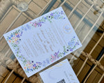 Load image into Gallery viewer, Periwinkle Crush | Wild Flowers | Spring Theme | Wedding Invitation Suite | Maraseel | بطاقة دعوة |
