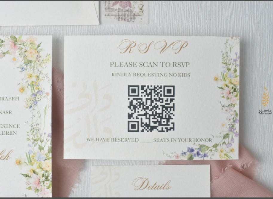 Love Stories | Wedding Suite | Spring Affair| بطاقة دعوة |