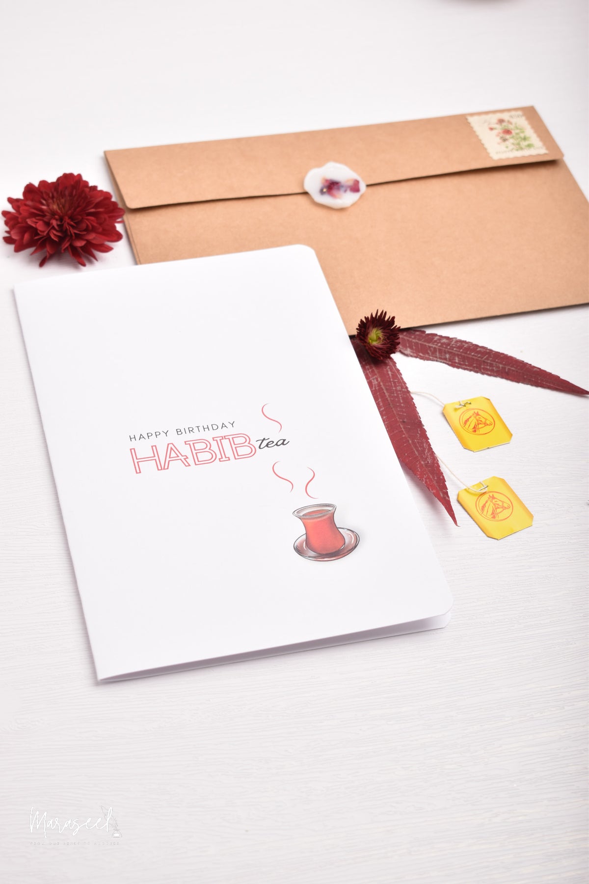 Birthday Card |  Happy Birthday HabibTea | عيد ميلاد | شاي
