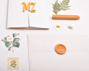 Arabian Nights|  Wedding  Invitation Suite | Warm Orange Blossom