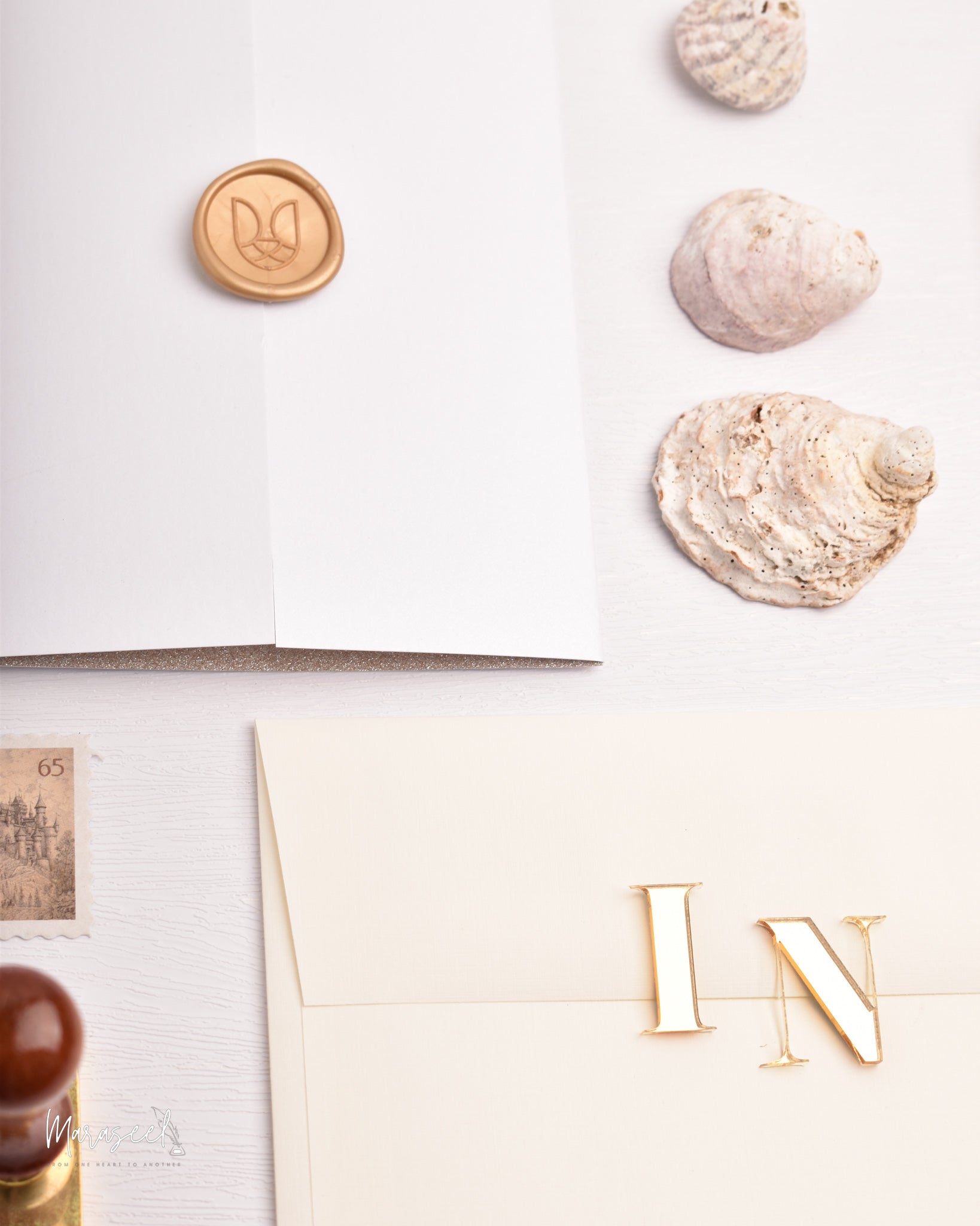 Arabian Nights |  Wedding Invitation Suite | Victorian Champagn