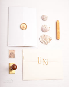 Arabian Nights |  Wedding  Invitation Suite | Victorian Champagn