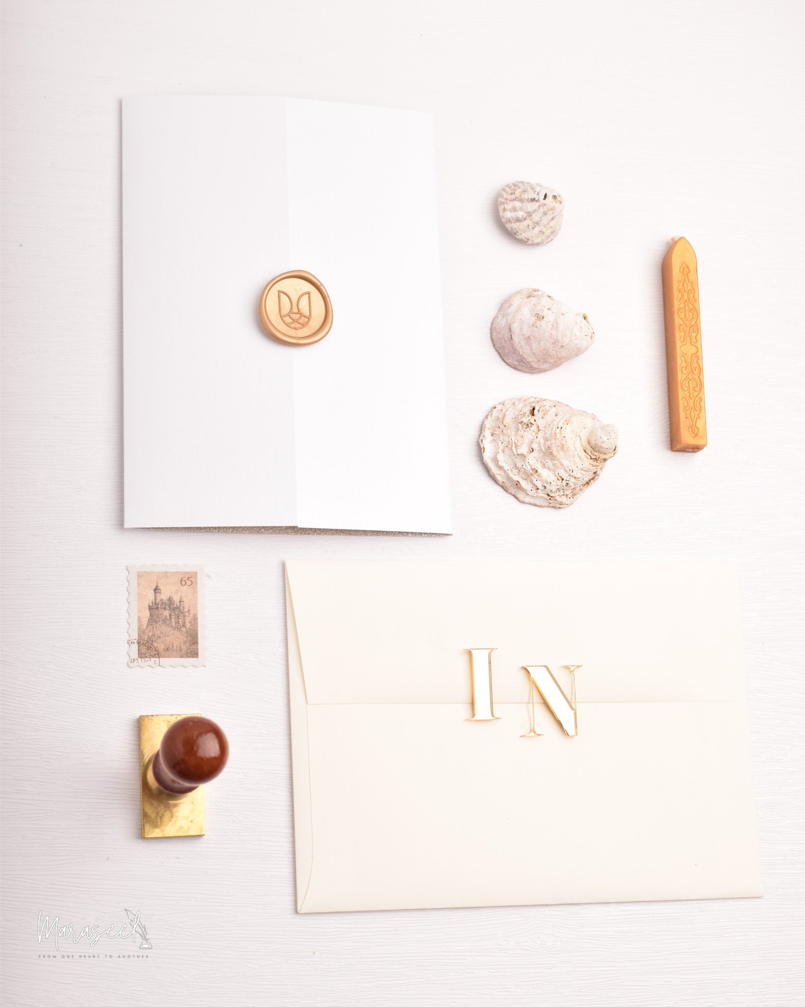 Arabian Nights |  Wedding  Invitation Suite | Victorian Champagn