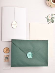 Arabian Nights | Wedding Invitation Suite | Rustic Greenery