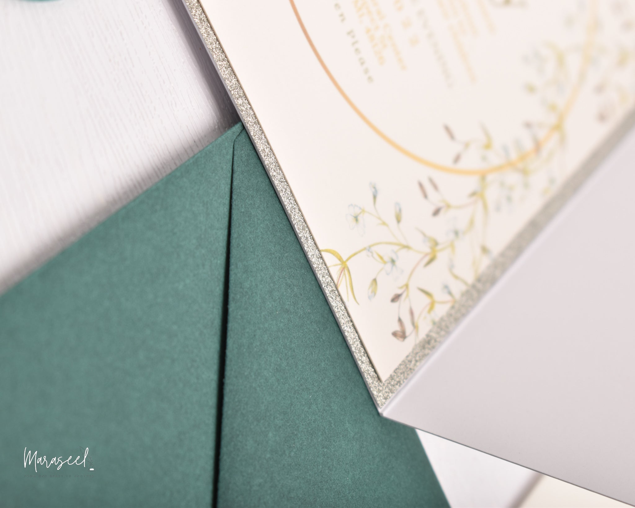 Arabian Nights | Wedding Invitation Suite | Rustic Greenery