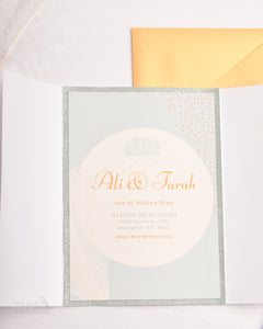 Arabian Nights  |  Wedding Invitation Suite |  For the Love of Feathers