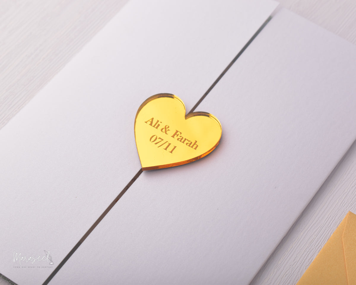 Arabian Nights  |  Wedding  Invitation Suite |  For the Love of Feathers