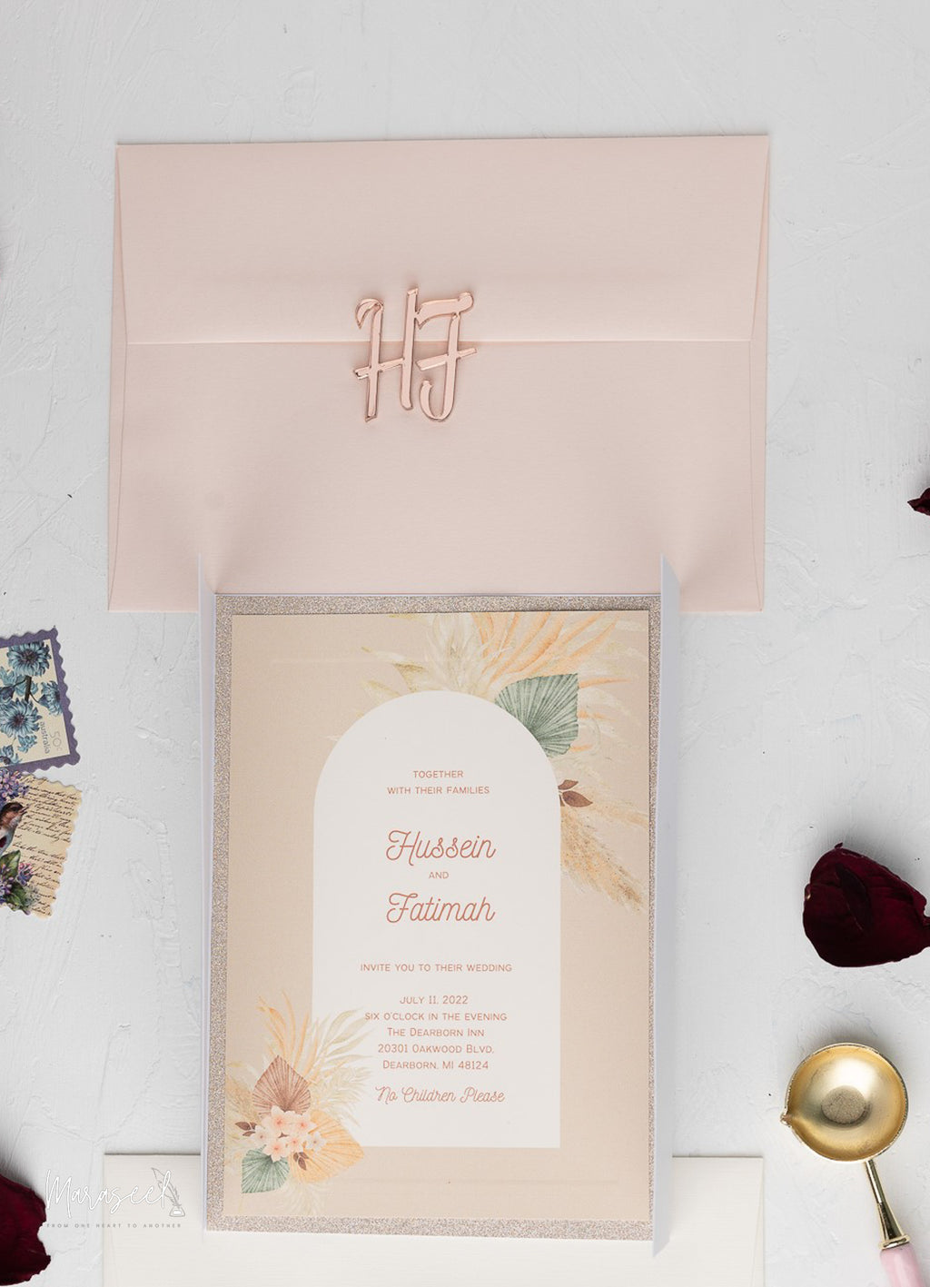 Arabian Nights | Wedding Invitation Suite | Boho Chic