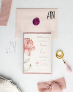 Load image into Gallery viewer, Arabian Nights |  Wedding Invitation Suite |  Pink Peony
