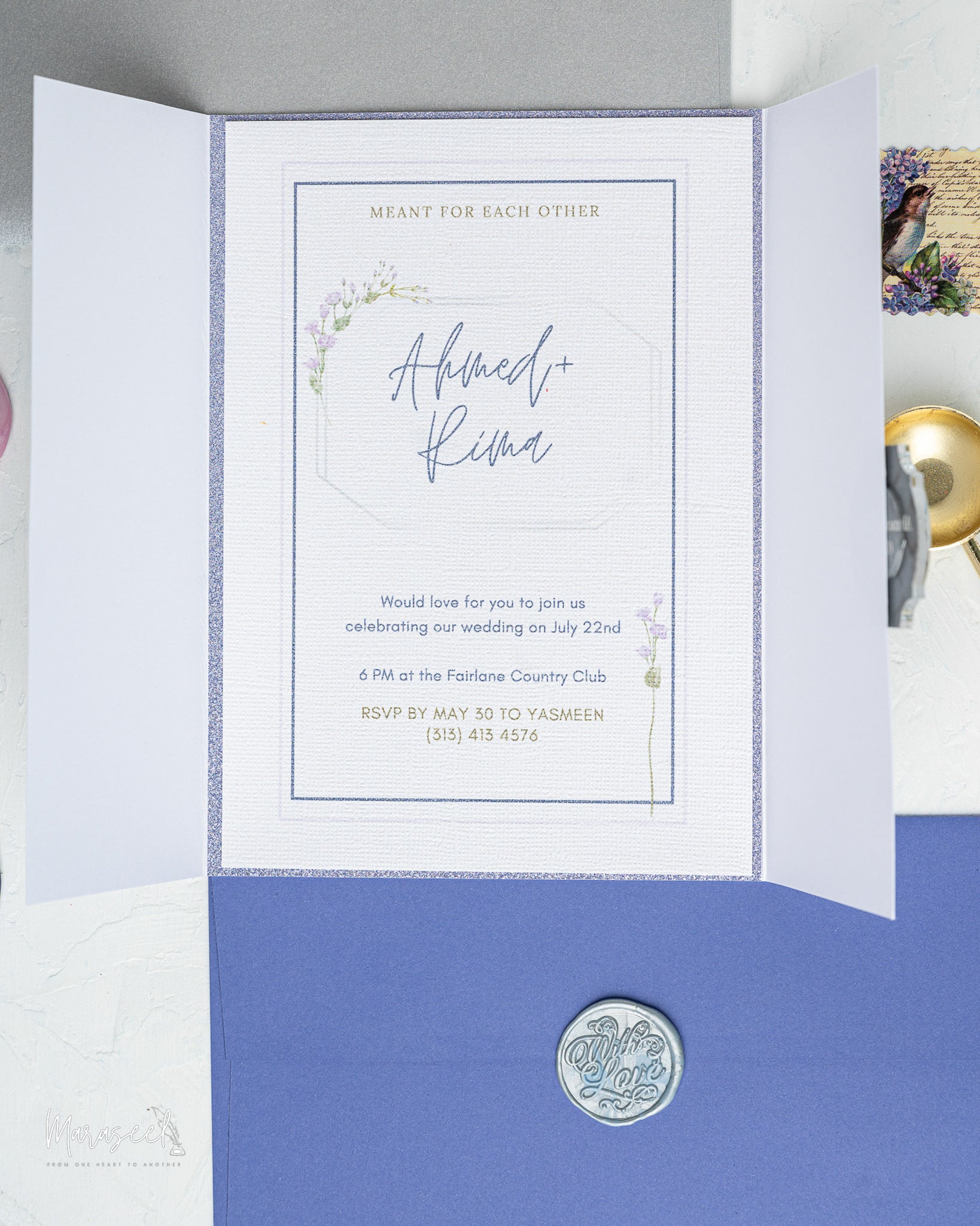 Arabian Nights | Wedding Invitation suites | Simply Lavender