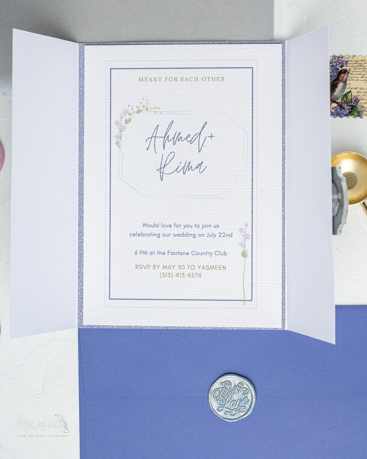 Arabian Nights | Wedding Invitation suites | Simply Lavender