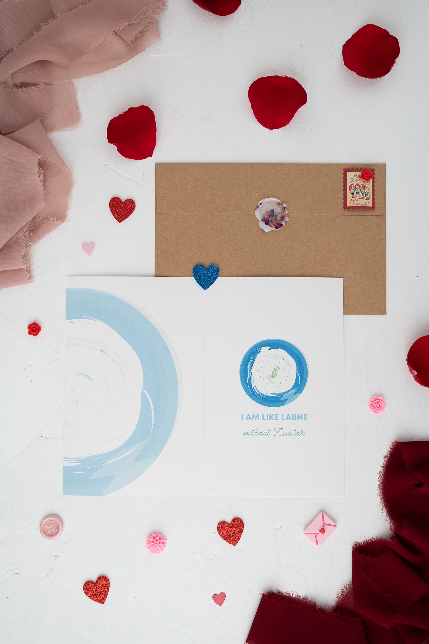 Labne & Zaatar | Valentine's Day Cards | Love | Arab Love | Lebanese | لبنة و زعتر | حب