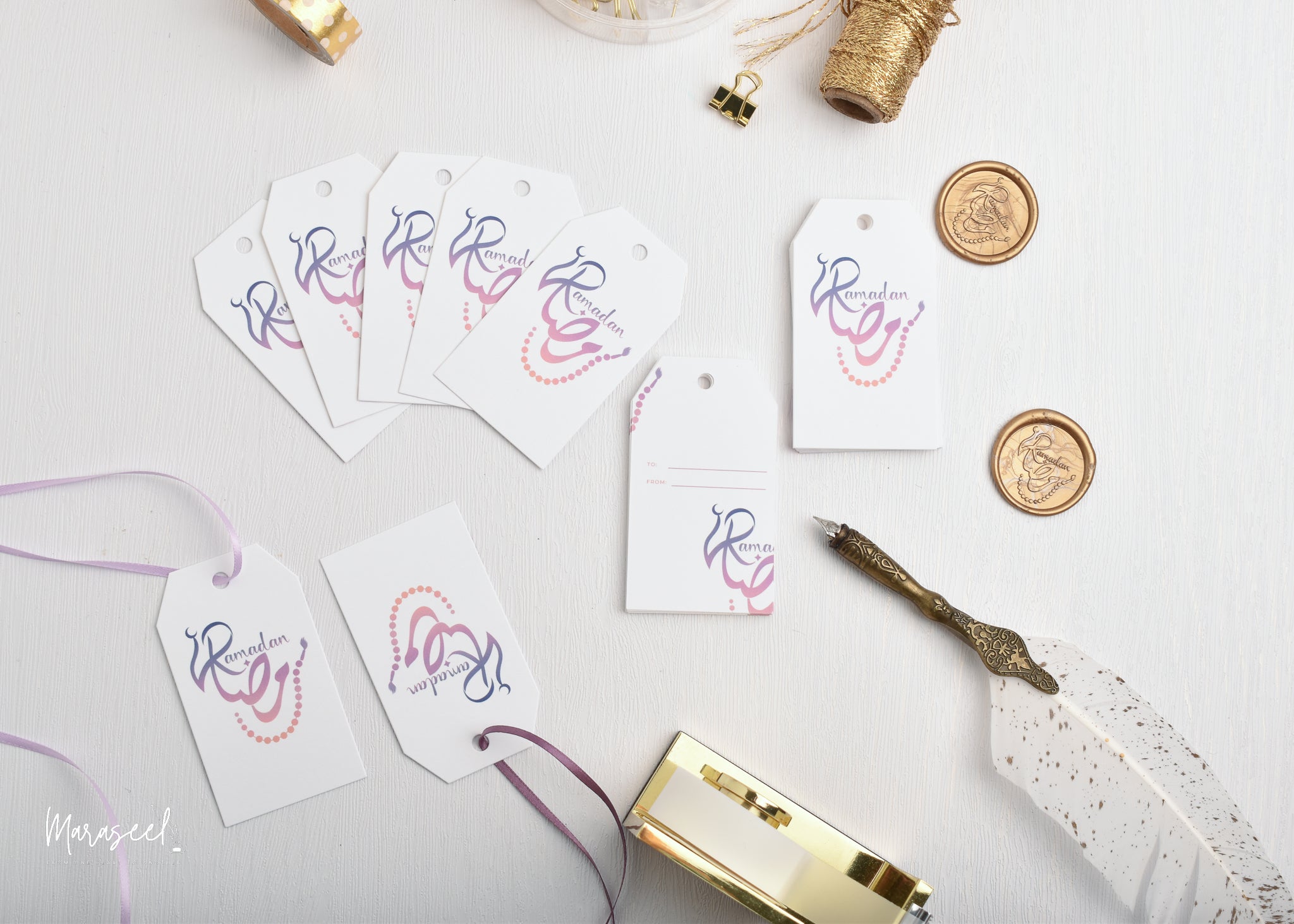 Ramadan Gift Tags for Gifting and Small Business Seasonal Packaging