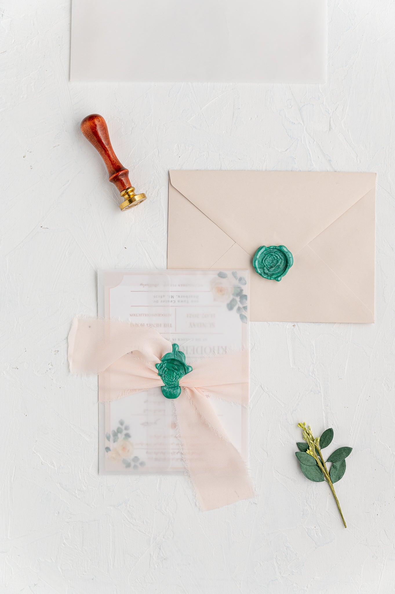 Soft Blush Romance Wedding Invitation Suite | A Timeless Love Story | بطاقة دعوة