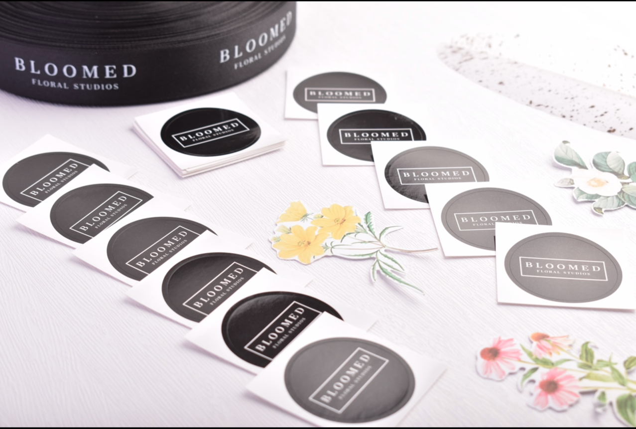 high gloss round stickers 