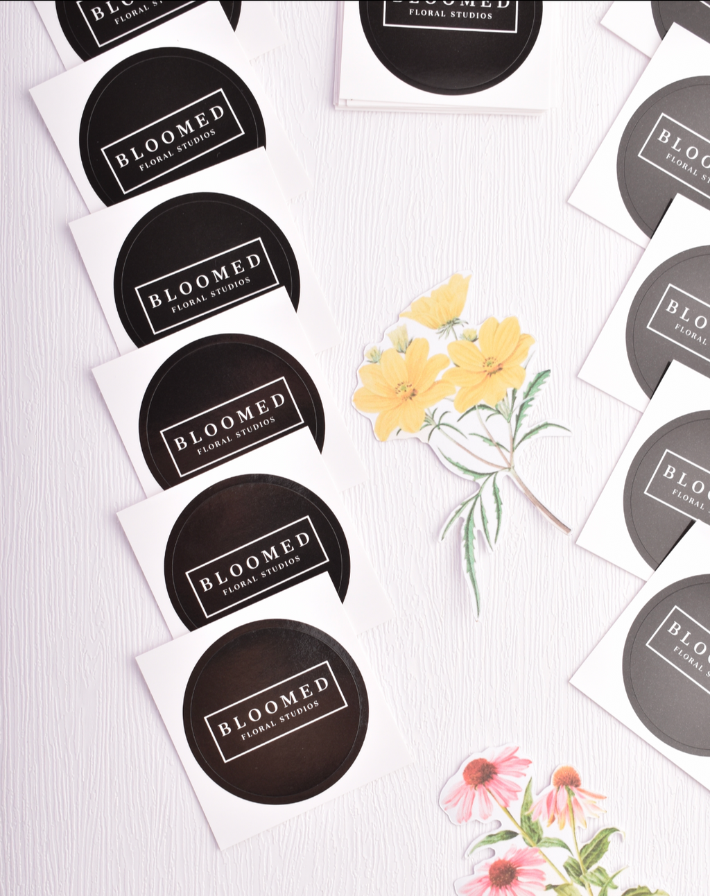 high gloss round stickers 